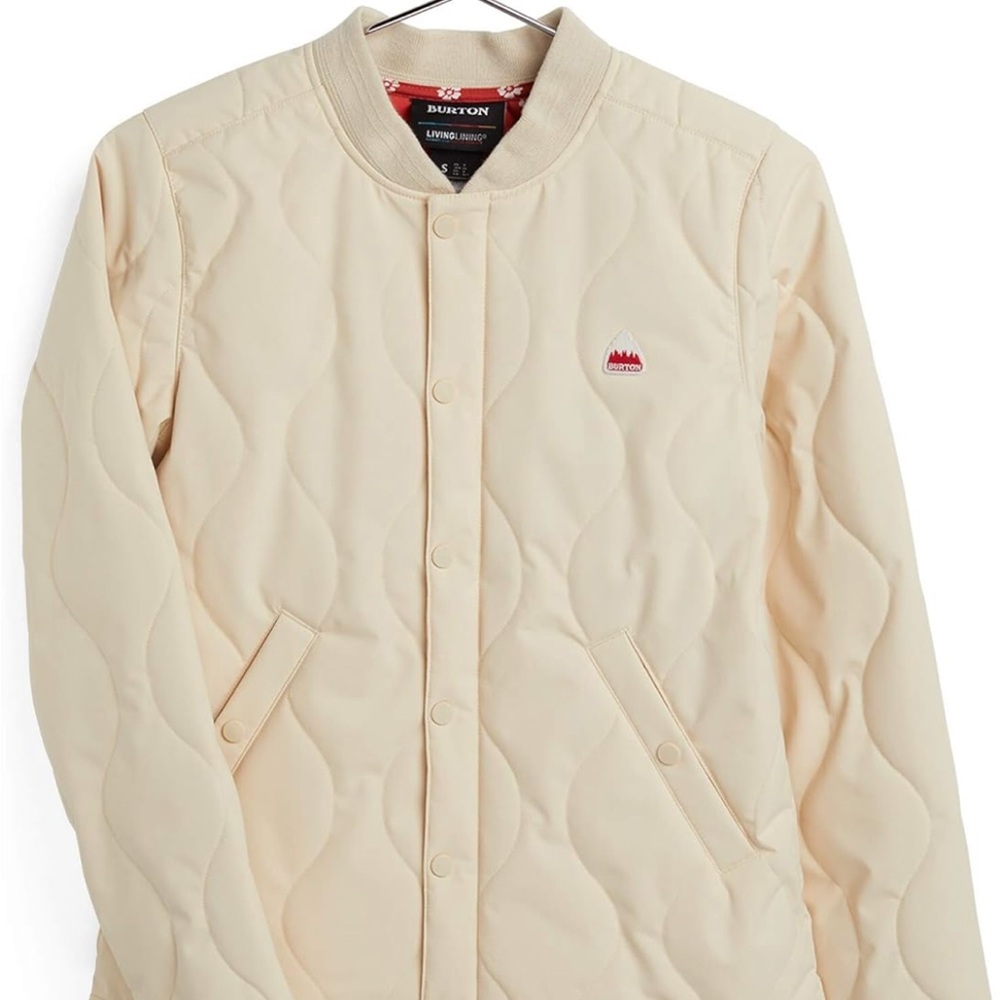 Burton Women’s Kiley Insulator cream Insulated Quilted Jacket XXS
